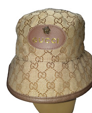 NEO-VINTAGE Gucci GG Supreme Logo Bucket Hat TIGER Made in Italy Chicago Vibe M picture