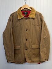 Orvis Heritage Field Coat Men's Large Brown Full Zip Outdoor Shooting Adult picture