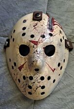 Jason voorhees Friday the 13th Part 3/4 HIGH QUALITY  Cosplay mask hand painted picture