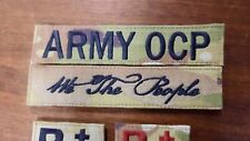 Custom Name Tapes w Hook Backing Multicam Scorpion OCP Army & 3 Color Air Force picture