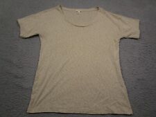 J Crew Top Womens Small Brown Short Sleeve Round Neck Tee Casual picture