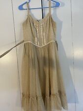 1970s Gunne Sax corset lace up midi dress picture
