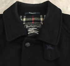 Burberrys Prorsum mens vintage Navy Blue Wool Button Coat Jacket size 52 picture
