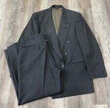 VTG Pierre Cardin Men’s Suit Blazer 42R  Pants 34/30 USA MADE Gray 2Pc picture