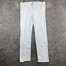 Gerry Weber Edition Ivy Perfect Fit Straight Jeans Women's 44R White Mid Rise picture