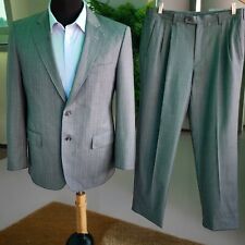Ermengildo Zegna Cloth Suit 40S 34x29 Bespoke Tropical Summer Wool Full Canvass picture