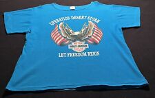 Vintage Operation Desert Storm Harley Davidson T-shirt XL Rare picture