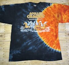 Vintage Busch Garden Apollo’s Chariot 90s Tie Dye Single Stitch T-Shirt •XXL 2XL picture