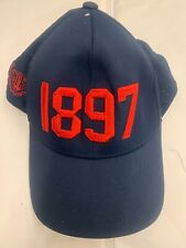 1897 Hat Cap Snap Back Adjustable Blue Red Pre Owned HT 94 + 73 picture