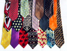Lot of 17 Different Brands Men's Ties: Hugo Boss Bruno Magli J. Garcia Ferre + picture