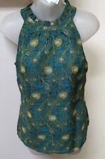 Liberty of London for Target Womens Top Blouse Sz XS Hera Peacock Feather Print picture