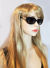 VERSACE Dioptric Sunglasses Black Gold Frames Crystals Aviator Square MOD3178-B picture