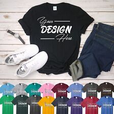 Ink Stitch Unisex Design Your Own Custom Printed Cotton T-shirts picture