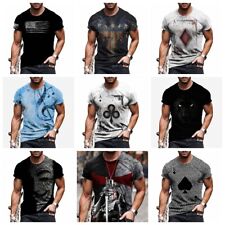 T-Shirt Men Graphic Streetwear Fashion Camiseta Short Sleeve Casual T Shirt Soft picture