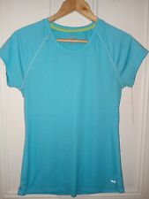 Champion Women's Blue Semi-Fitted Athletic Short Sleeve Shirt Large  picture