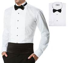 Boltini Italy Men’s Premium Tuxedo Wingtip Collar Dress Shirt with Bow Tie picture