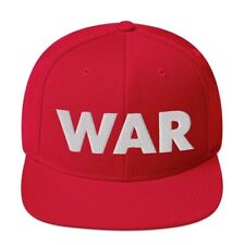 Dustin Poirier Marvin Hagler War Embroidered Snapback Red White Hat picture