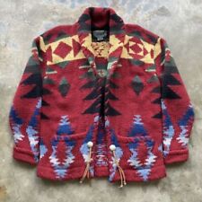 Vintage Polo Country Ralph Lauren Ranch Wool Cardigan Size S Aztec Navajo Knit picture
