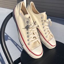 vintage 70s made in usa converse low top 8.5 white picture