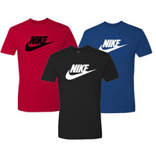 Nike Men's T-Shirt Logo Swoosh Printed Athletic Active Short Sleeve Shirt picture