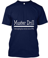 Cruise Ship Muster Drill Funny T-Shirt Made in the USA Size S to 5XL picture