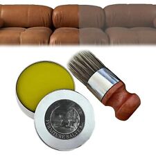 Wise Owl Furniture Salve for Leather Salve Leather with Boar Bristl Brush Bundle picture