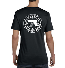 NEW Glock Logo Men's t-shirt tee S, M, L, XL, 2XL, 3XL, 4XL 5XL black back front picture