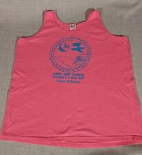 Vintage Annie Jump Cannon Women's 5 Mile Run Leipsic Pink Tank Top Adult Size XL picture