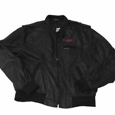 Vintage VTG Members Only Coca Cola Black Embroidered Lightweight Jacket Size 46 picture