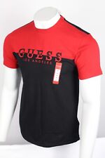 Guess Jeans Men's T Shirt Davion Logo Embroidered Short Sleeve Crew Black picture
