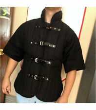 Medieval thick padded Black Gambeson reenactment SCA picture