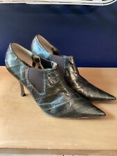 Dolce Gabbana Leather Booties 40 1/2 Women’s  US Size 8 picture