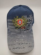 Portugal Navy Blue Embroidered Baseball Hat Cap Adjustable picture