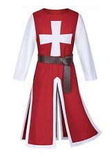 Mens Crusader Costume Medieval Templar Renaissance Knight Warrior Tunic picture