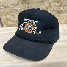 Vintage Detroit Bad Boys Hat Black Adjustable Cap Snapback Used picture