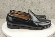 GH Bass Weejuns Larson Penny Loafers Mens 14D Leather Black Slip On picture