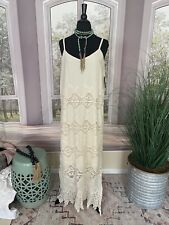 Anthropologie Lace Maxi Dress By Lapis, Size Medium, NWT  picture