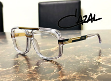 CAZAL Eyeglasses Double Gold Bridge Crystal Gold Frame Unisex Clear Lens picture