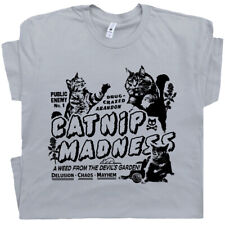 Funny Cat Shirts for Women Men Catnip Madness Cute Cat Shirt Cool Kitten Graphic picture
