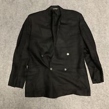 CANALI Milano 100% LINEN Double Breasted Blazer Coat Jacket - Mens EU 54 / US 44 picture