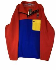 POLO Ralph Lauren Vintage Color Block Bear Logo Fleece Jacket SZ XLT UNISEX NWT picture