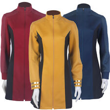 For Strange New Worlds Cosplay Number One Gold Blue Red Dress Starfleet Uniforms picture