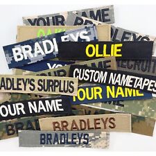 Name Tapes, Military Nametapes, Custom Name Patches, Embroidered Name Tags picture