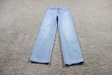 Madewell Pants Womens 26 Blue Slim Wide Leg Full Length Denim Stretch picture