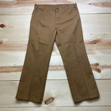 Vintage R&R Pants Mens 38x28 Brown US Fish Wildlife Service Uniform USA Made picture