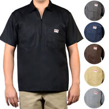 Ben Davis Short Sleeve 1/2 Zip Up Shirt (Multicolor) picture