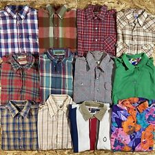 Vintage 70s 80s 90s Men's Button Up Shirt  Lot of 16 Items picture
