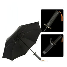 Folding Automatic Umbrella Rain Japanese Katana Ninja Umbrella Windproof Sword picture
