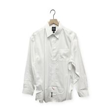 NEW Jos A Bank Traveler Mens Dress Shirt Traditional Fit 17-35 White Cotton picture