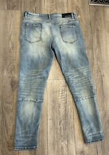 HYPER DENIM Mens Jeans Rare 40x30 Acid Wash Straight picture